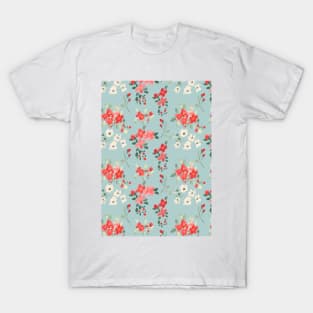 Ditsy Floral Pattern T-Shirt